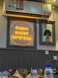 Rahma Haider cafe